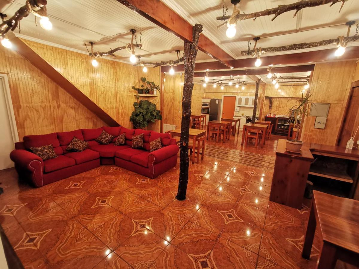 Hostal Piedra Santa Malalcahuello Bagian luar foto